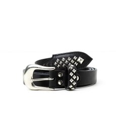 画像1: CALEE(キャリー) / STUDS LEATHER NARROW BELT ＜TYPE B＞ (1)