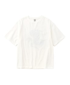 画像5: CALEE(キャリー) / VINTAGE TYPE SNAKE LOGO POCKET TEE ＜NATURALLY PAINT DESIGN＞ (5)