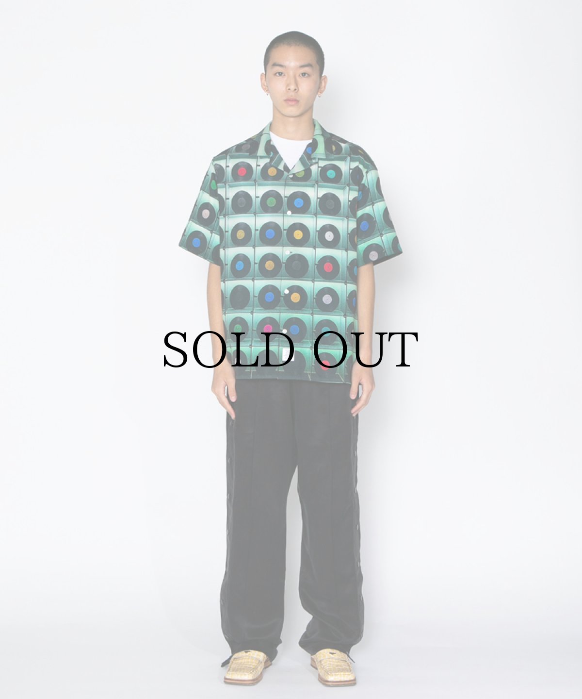 画像3: APPLEBUM(アップルバム) / “Vinyl Wall” Aloha Shirt (3)