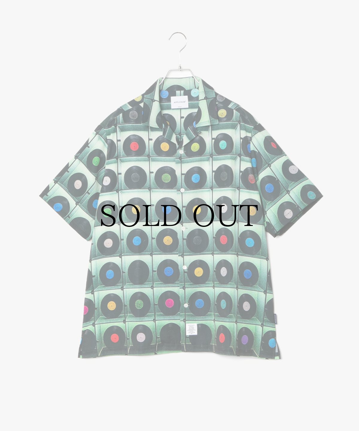 画像1: APPLEBUM(アップルバム) / “Vinyl Wall” Aloha Shirt (1)