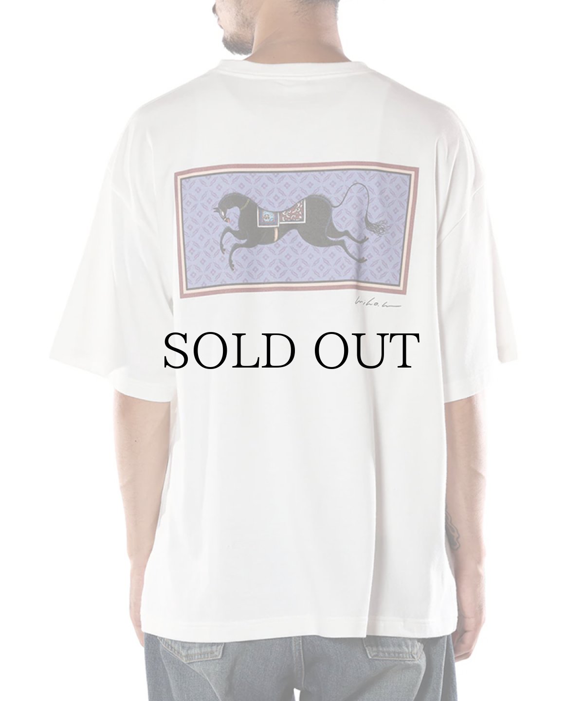 画像6: CALEE(キャリー) / HORSE ART TEE ＜MIHO MURAKAMI DESIGN＞ (6)