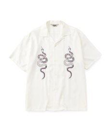 画像3: CALEE(キャリー) / EMBROIDERY SNAKE S/S SH ＜MIHO MURAKAMI DESIGN＞ (3)