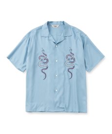 画像2: CALEE(キャリー) / EMBROIDERY SNAKE S/S SH ＜MIHO MURAKAMI DESIGN＞ (2)