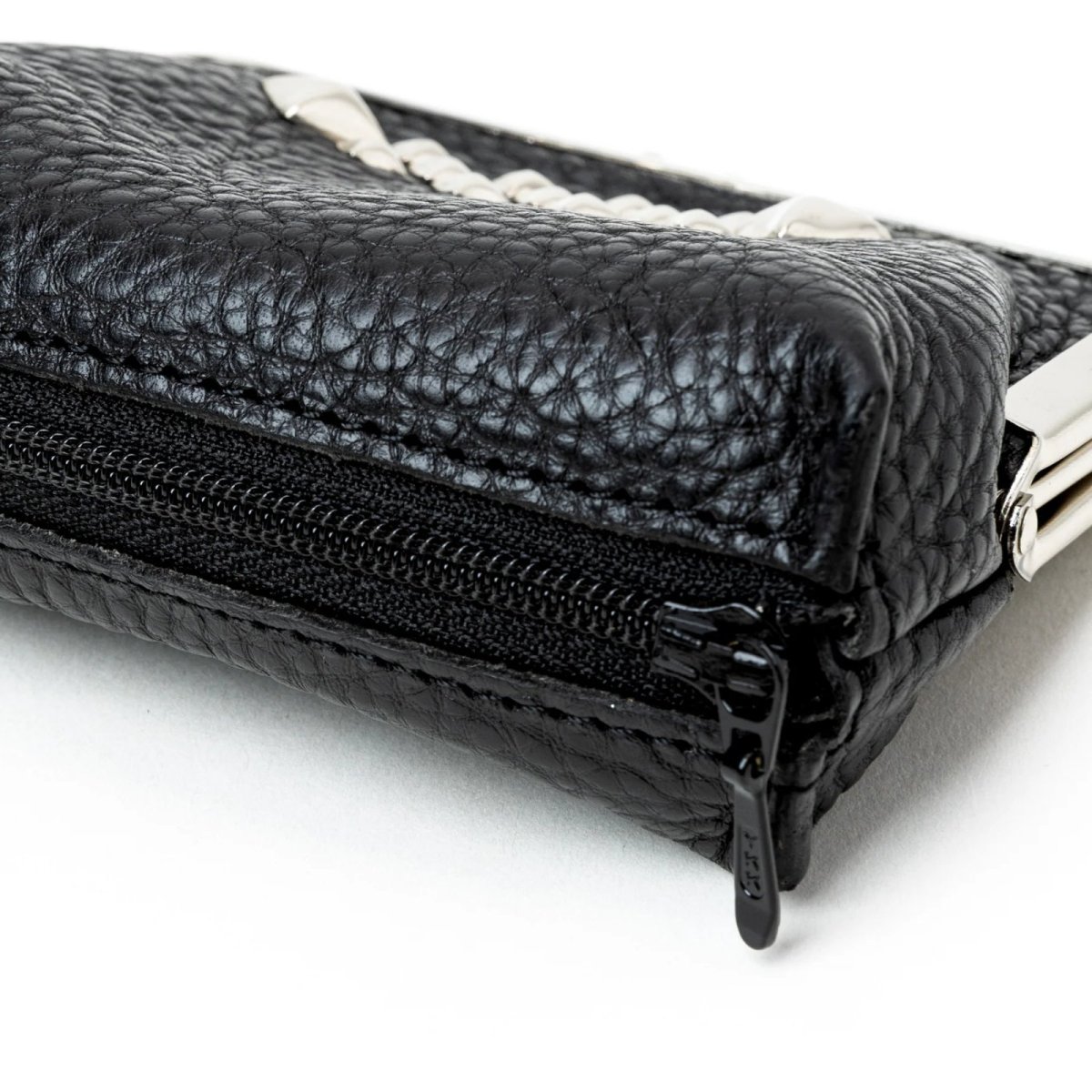 画像5: CALEE(キャリー) / STUDS LEATHER INTERNAL FLEX FRAME TYPE 2WAY MULTI WALLET (5)