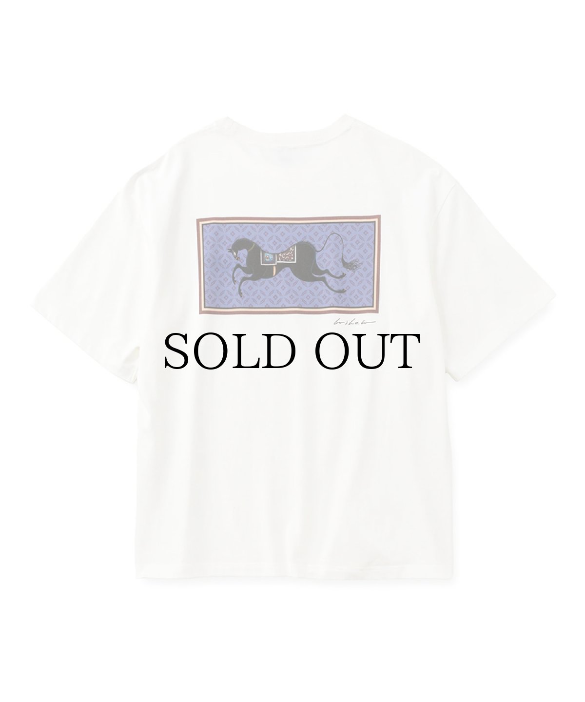 画像1: CALEE(キャリー) / HORSE ART TEE ＜MIHO MURAKAMI DESIGN＞ (1)