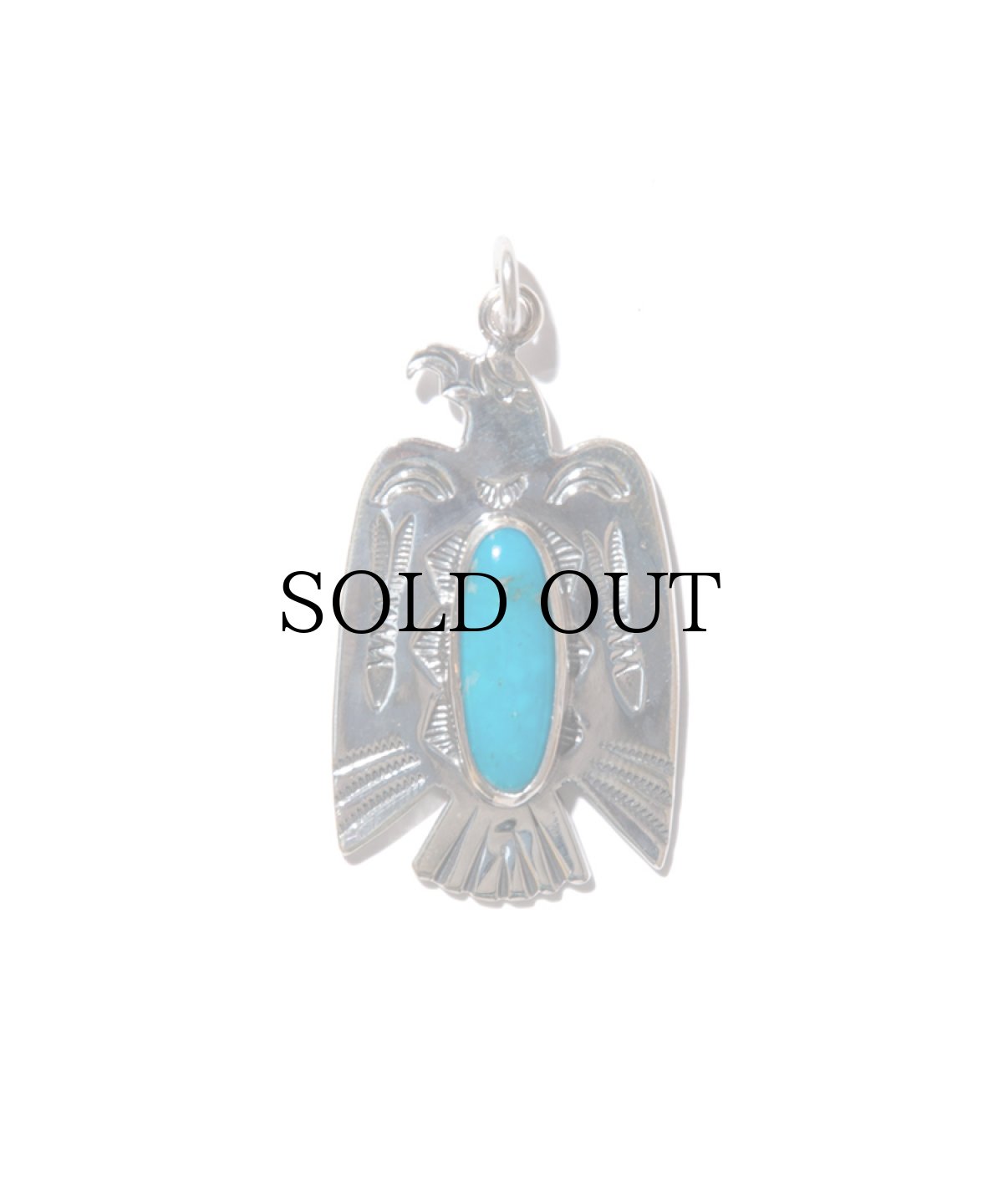画像1: LARRY SMITH(ラリースミス) / CLASSIC EAGLE PENDANT (ARROW, TURQUOISE) (1)