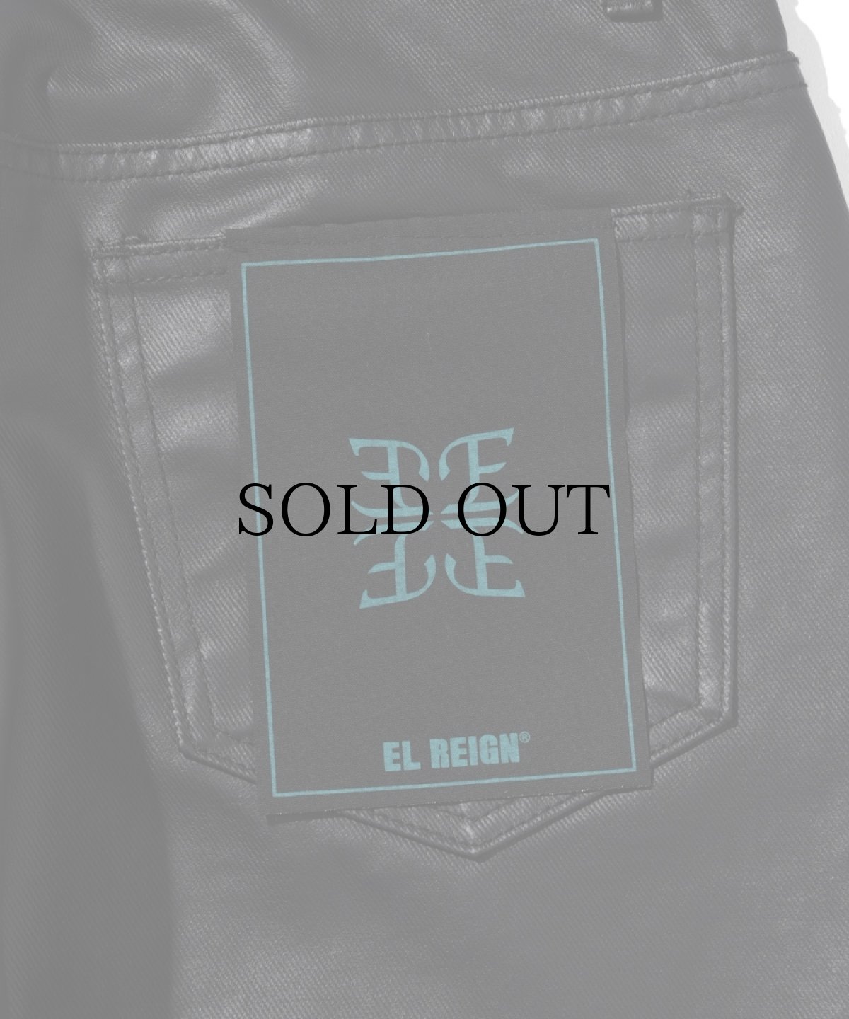 画像4: EL REIGN(エルレイン)  / STANDARD BLACK COATING DENIM (4)