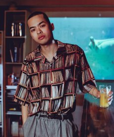画像1: APPLEBUM(アップルバム) / “Vinyl Shelf” Aloha Shirt (1)