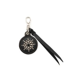 画像1: CALEE(キャリー) / COLOR STONE STUDS LEATHER KEY RING (1)