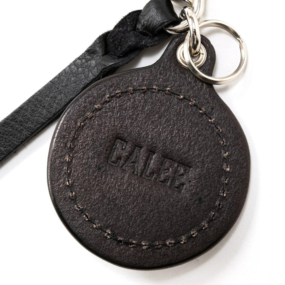 画像3: CALEE(キャリー) / COLOR STONE STUDS LEATHER KEY RING (3)