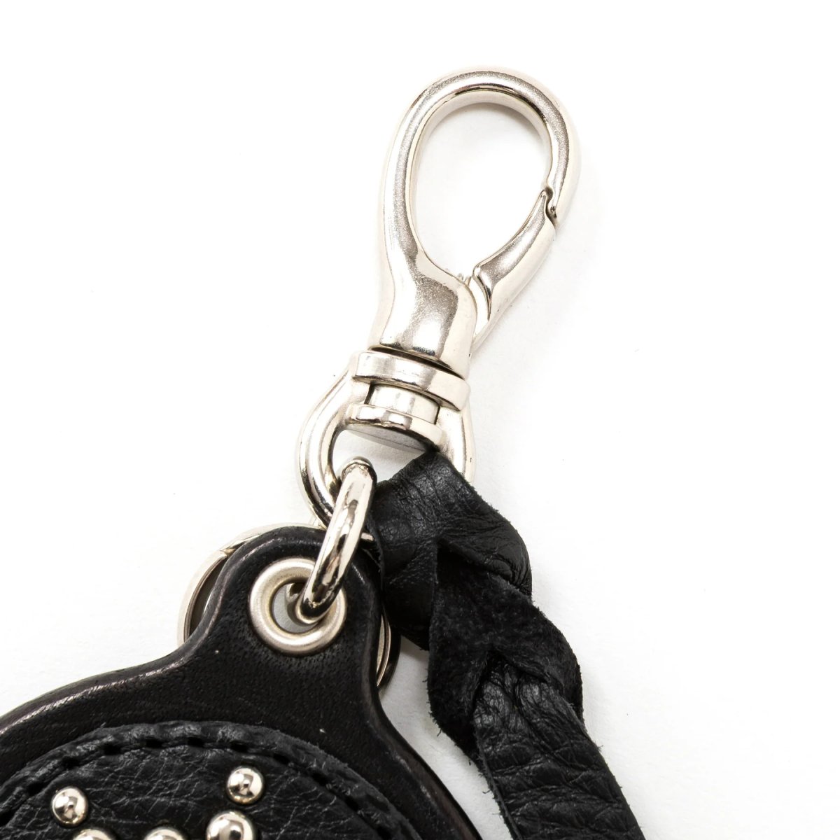 画像2: CALEE(キャリー) / COLOR STONE STUDS LEATHER KEY RING (2)