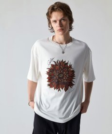 画像6: CALEE(キャリー) / DAHLIA ART TEE ＜MIHO MURAKAMI DESIGN＞ (6)