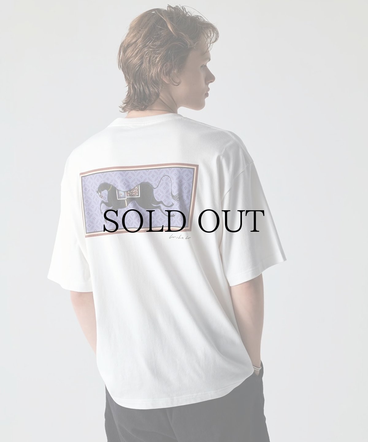 画像8: CALEE(キャリー) / HORSE ART TEE ＜MIHO MURAKAMI DESIGN＞ (8)