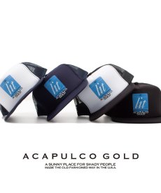 画像1: ACAPULCO GOLD(アカプルコゴールド) / LIT UP TRUCKER CAP (1)