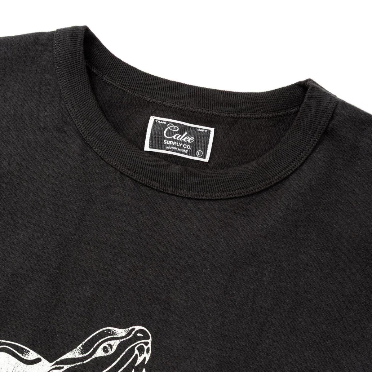画像4: CALEE(キャリー) / GARMENT DYE SNAKE LOGO TEE ＜BARTHDAY WORKS DESIGN＞ (4)