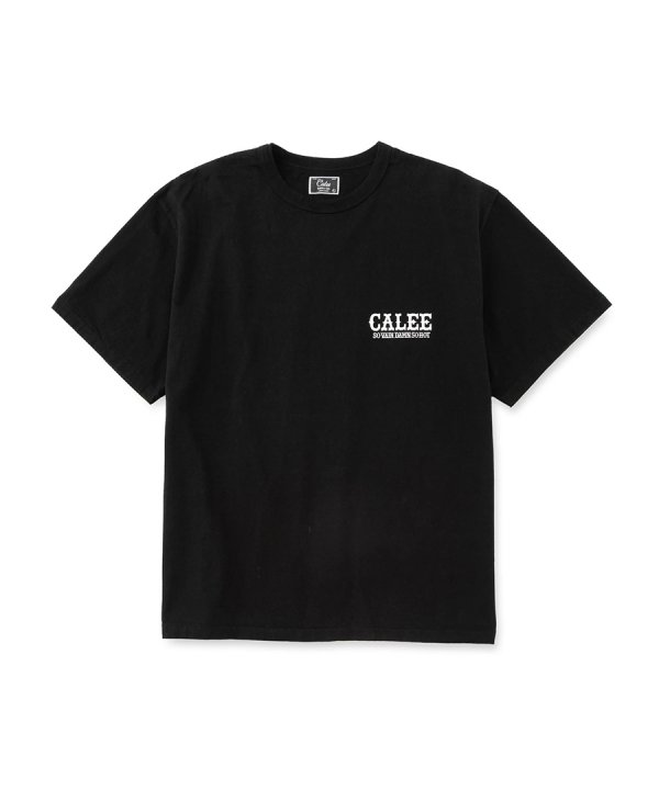 CALEE ロゴ Tシャツ XL黒 CALEE(キャリー) Tシャツ GARMENT DYE CALEE LOGO TEE CL-26SS053 正規