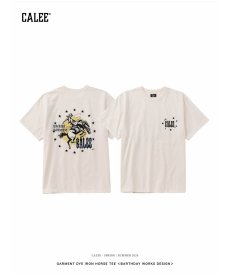 画像12: CALEE(キャリー) / GARMENT DYE IRON HORSE TEE ＜BARTHDAY WORKS DESIGN＞ (12)