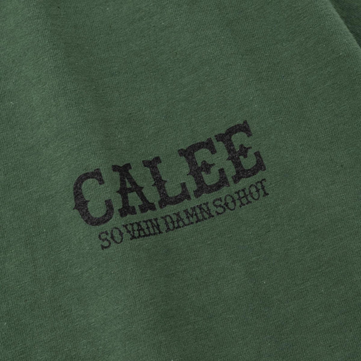 画像12: CALEE(キャリー) / GARMENT DYE CALEE LOGO TEE (12)