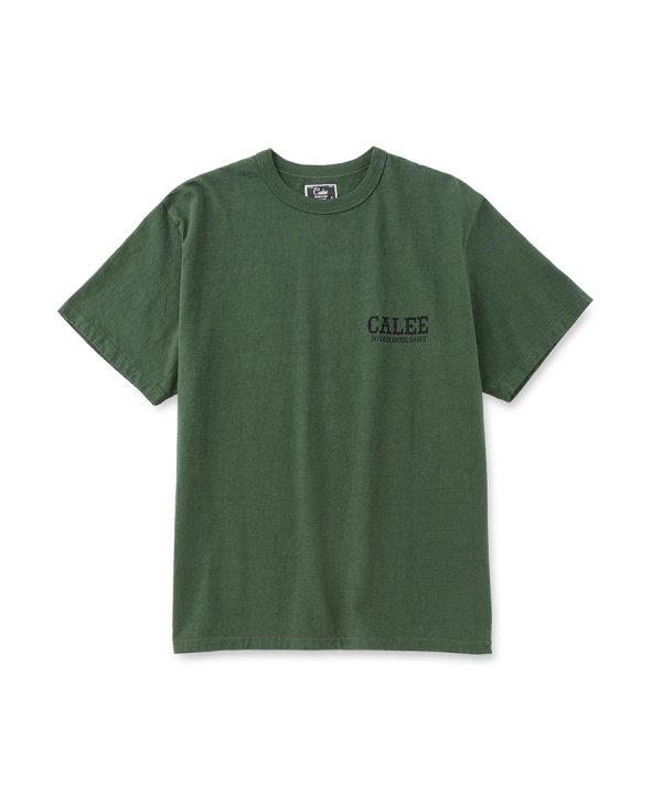CALEE(キャリー) Tシャツ GARMENT DYE CALEE LOGO TEE CL-26SS053 正規
