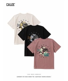 画像11: CALEE(キャリー) / GARMENT DYE IRON HORSE TEE ＜BARTHDAY WORKS DESIGN＞ (11)