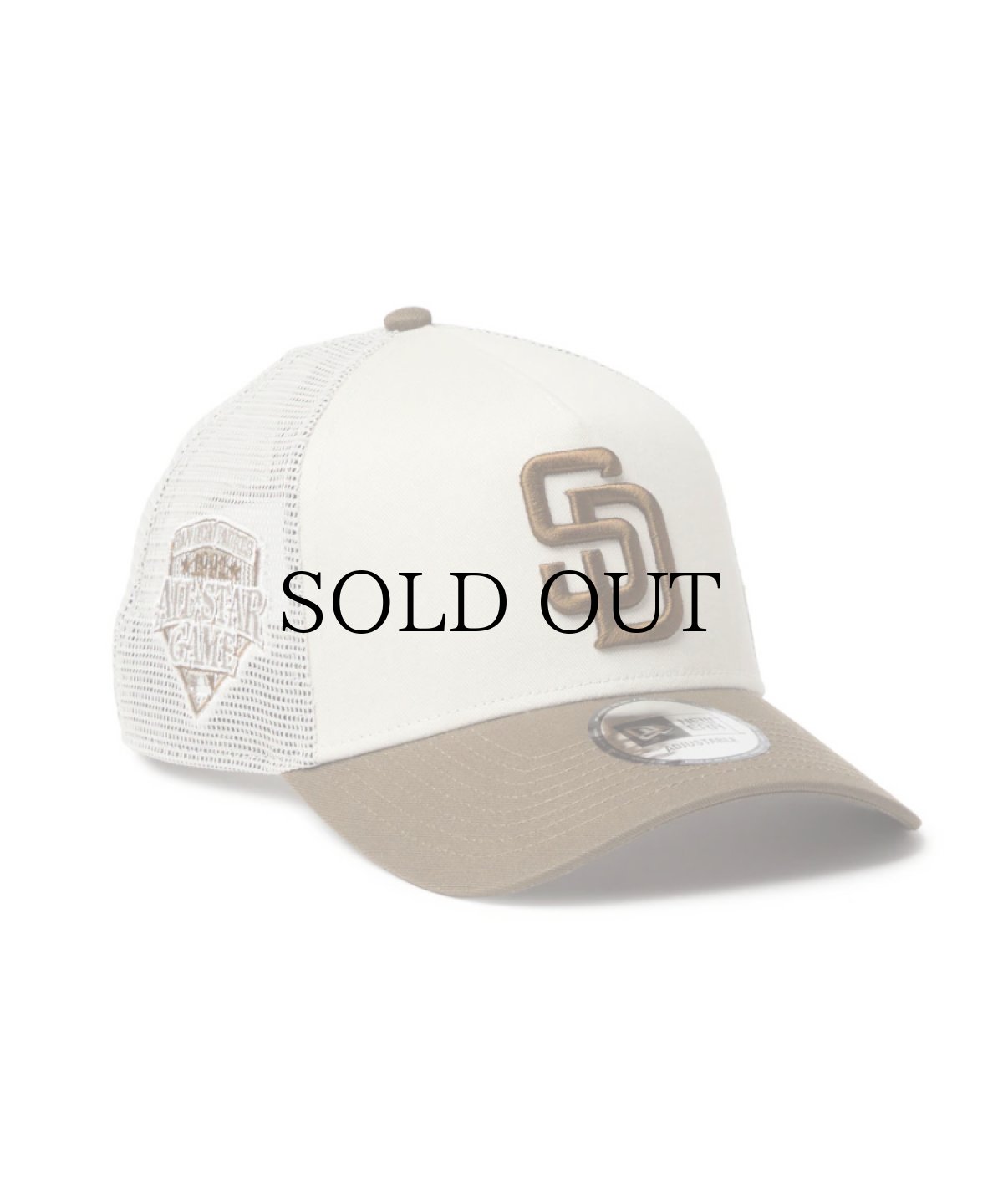 画像1: NEW ERA / 9FORTY A-Frame トラッカー MLB Side Patch サンディエゴ・パドレス (1)