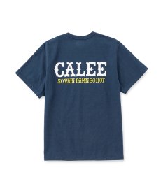 画像8: CALEE(キャリー) / GARMENT DYE CALEE LOGO TEE (8)