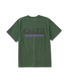 画像10: CALEE(キャリー) / GARMENT DYE CALEE LOGO TEE (10)