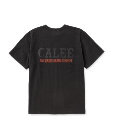画像6: CALEE(キャリー) / GARMENT DYE CALEE LOGO TEE (6)