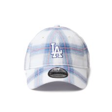画像2: NEW ERA / 9TWENTY Ombre Plaid オンブレチェック ロサンゼルス・ドジャース (2)