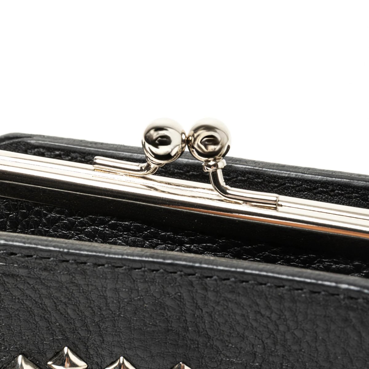 画像5: CALEE(キャリー) / STUDS LEATHER INTERNAL FLEX FRAME TYPE MULTI WALLET (5)