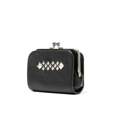 画像2: CALEE(キャリー) / STUDS LEATHER INTERNAL FLEX FRAME TYPE MULTI WALLET (2)