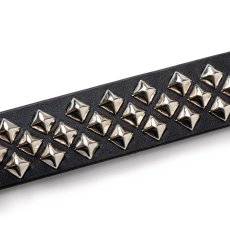 画像4: CALEE(キャリー) / STUDS LEATHER NARROW BELT (4)