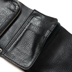 画像8: CALEE(キャリー) / STUDS LEATHER FLAP HALF WALLET (8)