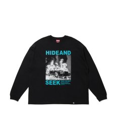 画像1: HIDEANDSEEK(ハイドアンドシーク) / Burn L/S Tee (Loose Fit) (1)
