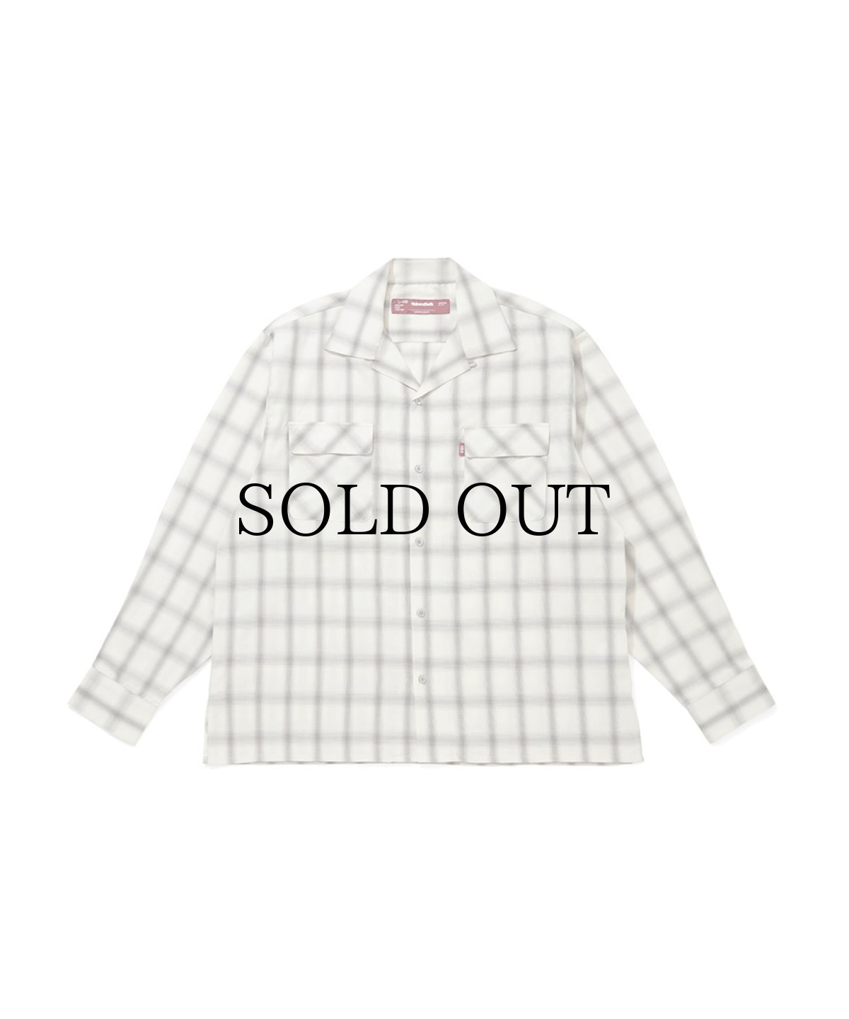 画像2: HIDEANDSEEK(ハイドアンドシーク) / Ombre Check L/S Shirt(26aw) (2)