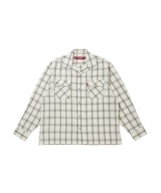 画像2: HIDEANDSEEK(ハイドアンドシーク) / Ombre Check L/S Shirt(26aw) (2)