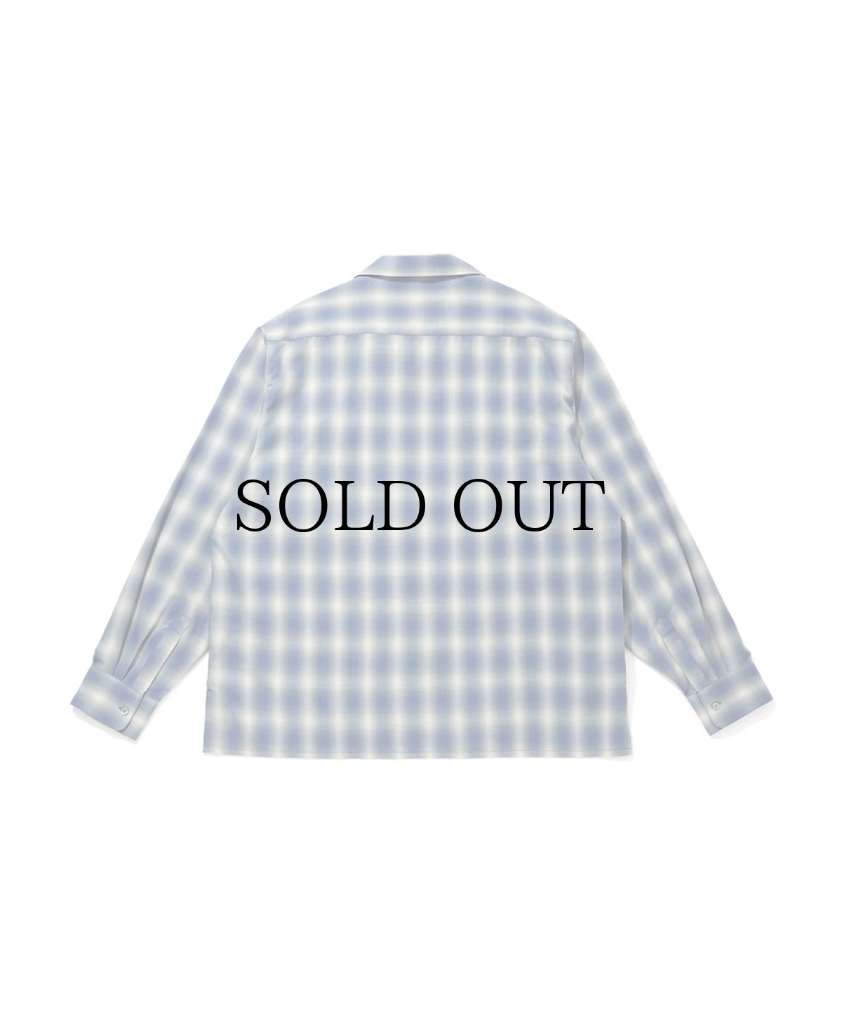 画像4: HIDEANDSEEK(ハイドアンドシーク) / Ombre Check L/S Shirt(26aw) (4)