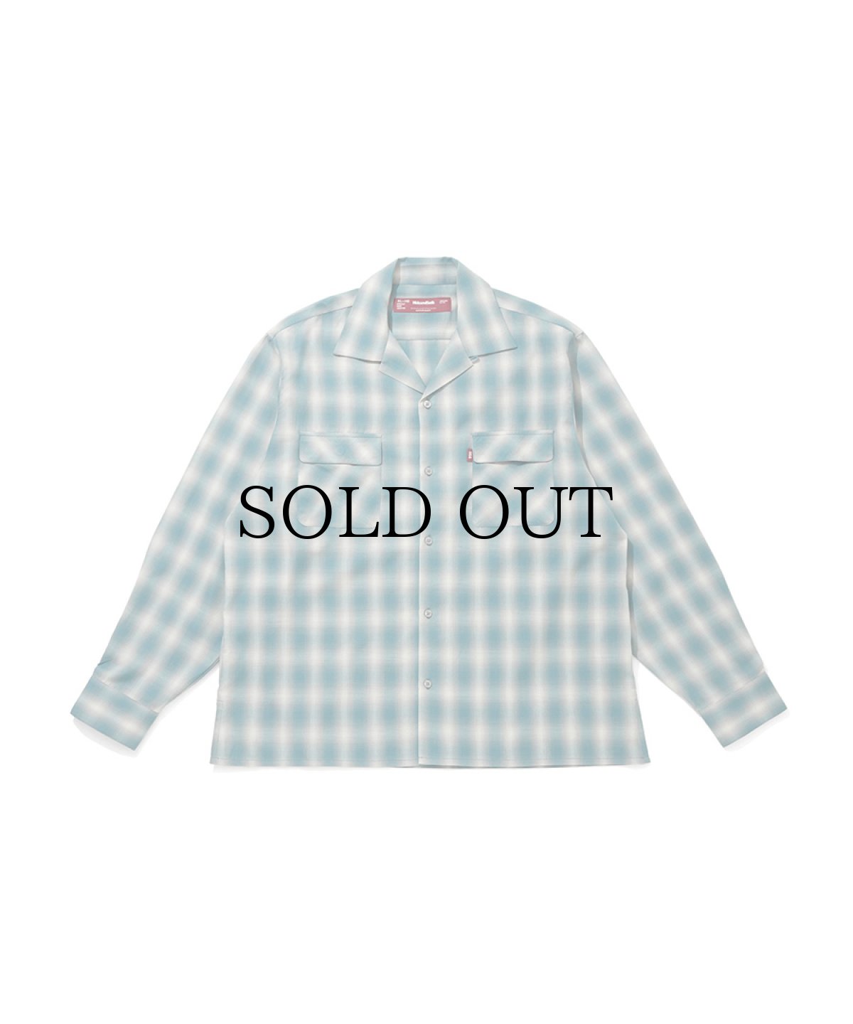 画像3: HIDEANDSEEK(ハイドアンドシーク) / Ombre Check L/S Shirt(26aw) (3)