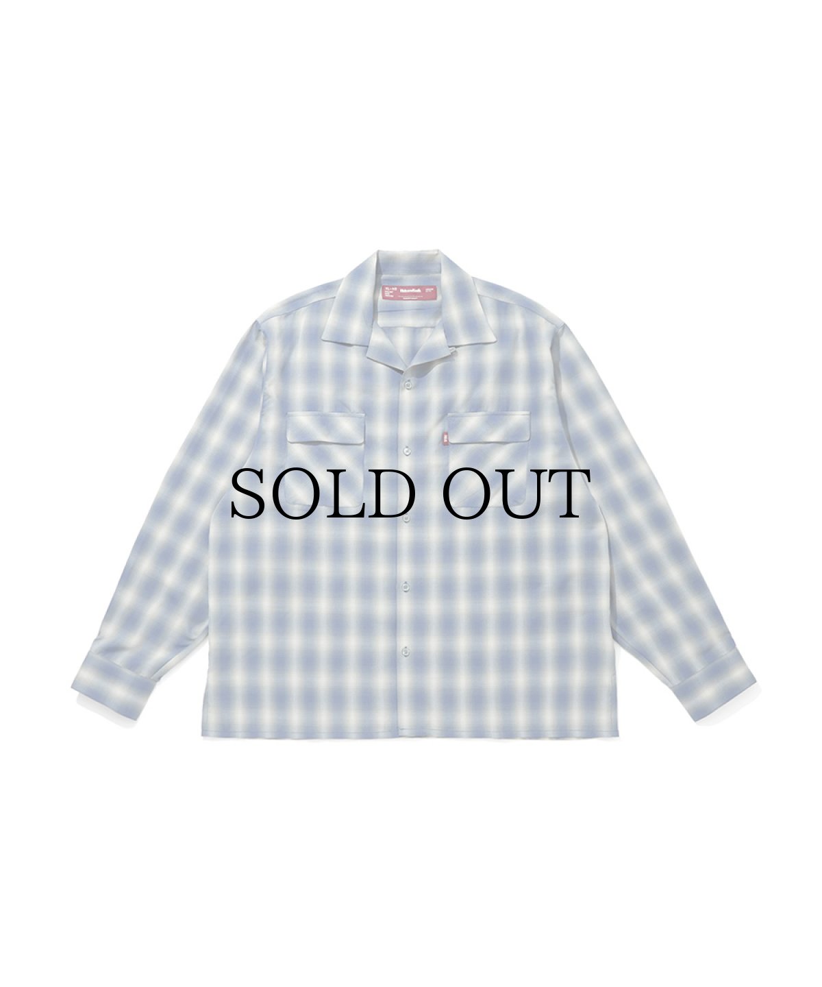 画像1: HIDEANDSEEK(ハイドアンドシーク) / Ombre Check L/S Shirt(26aw) (1)