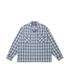 画像1: HIDEANDSEEK(ハイドアンドシーク) / Ombre Check L/S Shirt(26aw) (1)