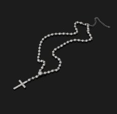 画像5: $ole only(ソールオンリー) / Rosario Cross Necklace (5)