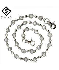 画像1: $ole only(ソールオンリー) / Sphere Wallet Chain 8mm 24inch (1)