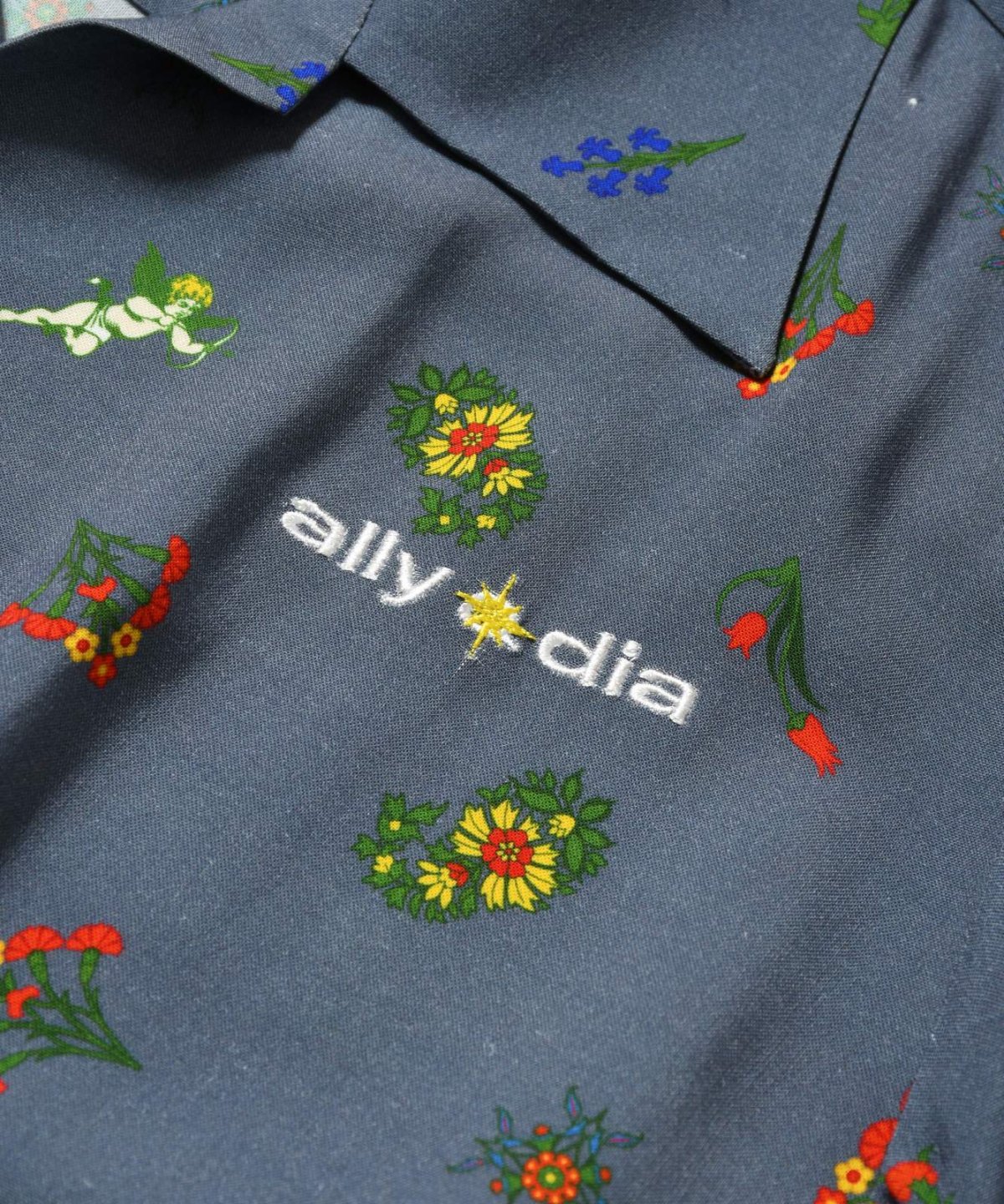 画像9: ALLY&DIA / FLOWER ALLOVER ALOHA SHIRTS (9)