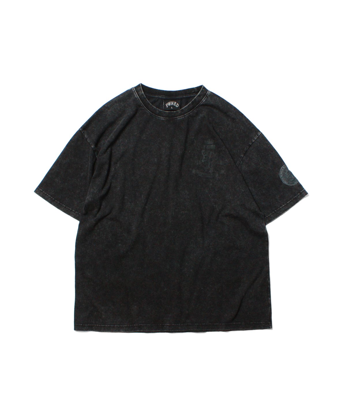 画像5: PWNED(パウンド) / EMBLEM EMBROIDERED WASHED S/S TEE (5)