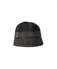 画像1: PWNED(パウンド) / PWNED DENIM BUCKET HAT (1)