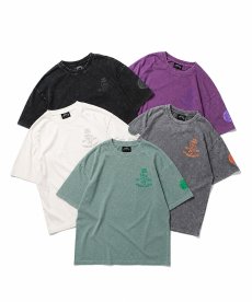 画像1: PWNED(パウンド) / EMBLEM EMBROIDERED WASHED S/S TEE (1)