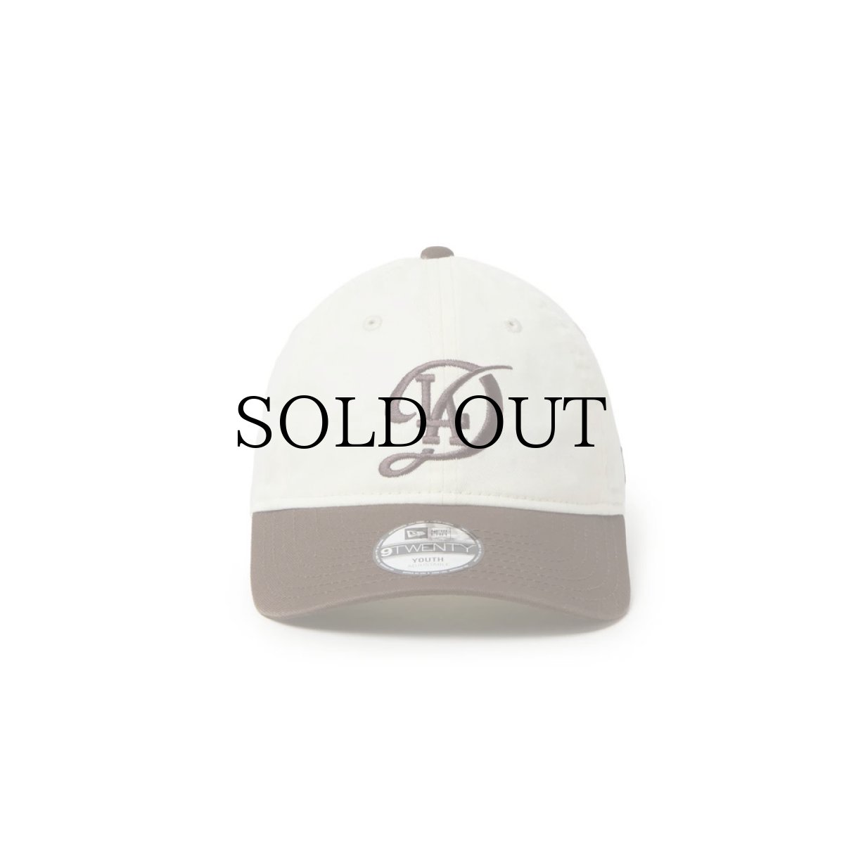 画像2: NEW ERA / キッズ Youth 9TWENTY MLB 2-Tone ロサンゼルス・ドジャース シティーコネクトロゴ (2)