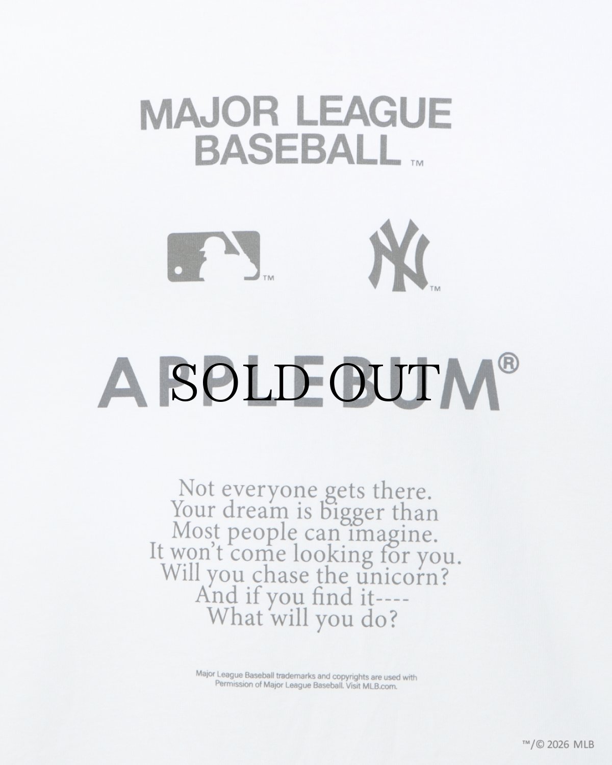 画像4: APPLEBUM(アップルバム) / “YANKEES GIRL” T-shirt (4)