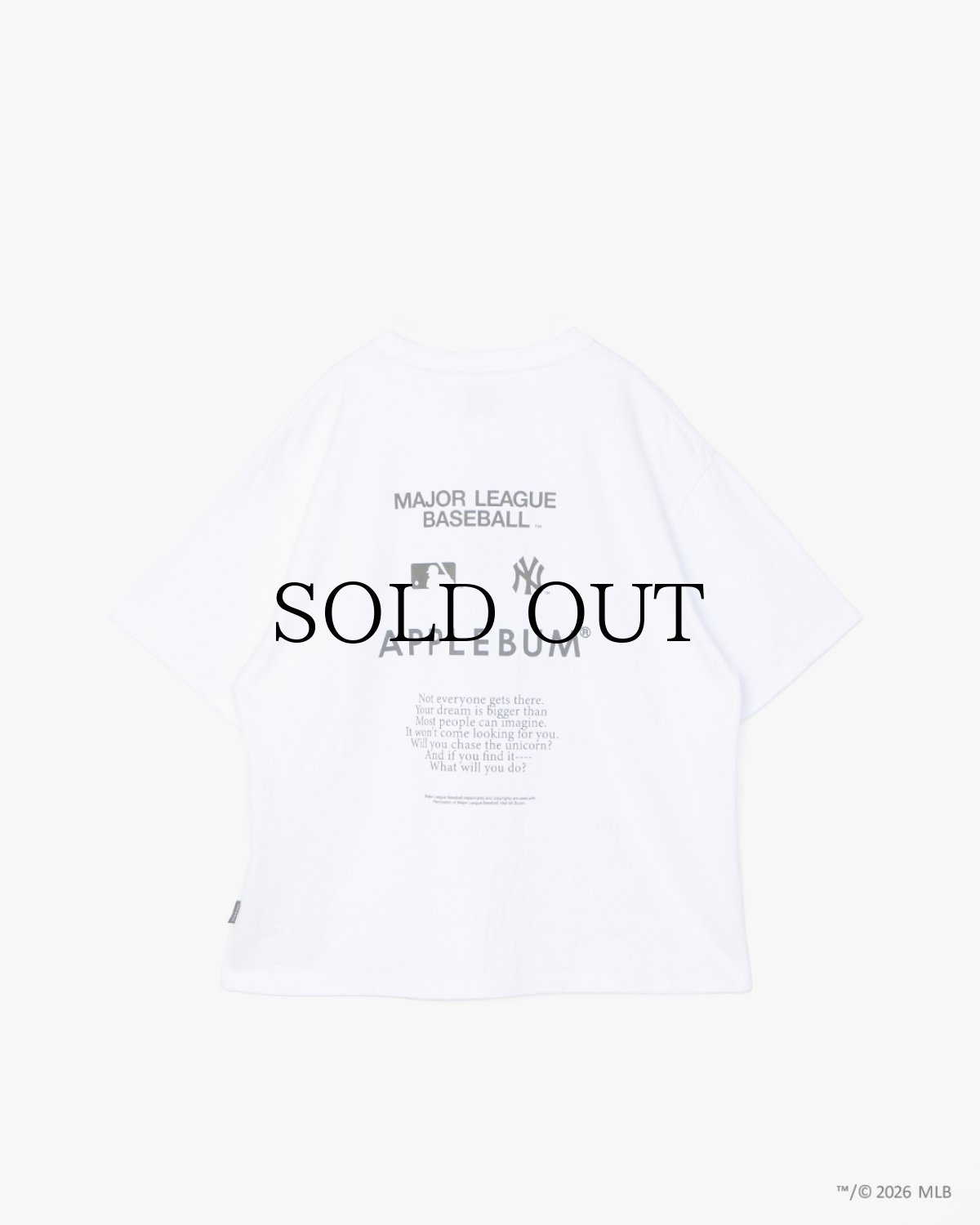 画像2: APPLEBUM(アップルバム) / “YANKEES GIRL” T-shirt (2)