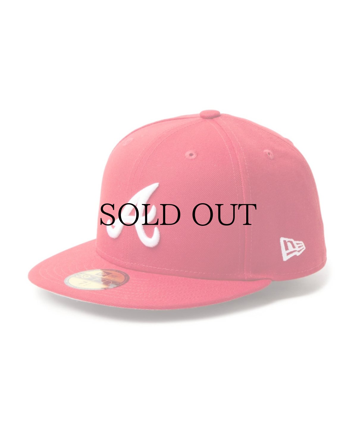 画像1: NEW ERA / 59FIFTY MLB Scarlet アトランタ・ブレーブス (1)